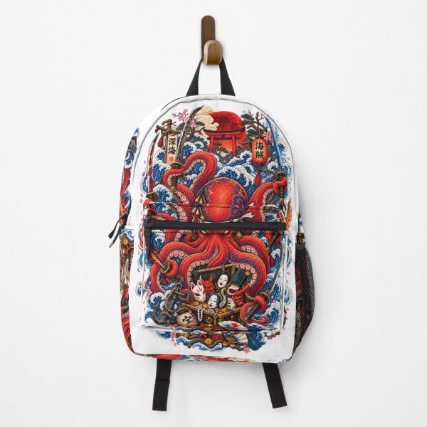 Item preview, The Octopus with Eight Katanas | Japanese Ukiyo-e Samurai designed and sold by Substance_life.