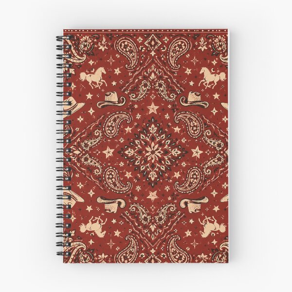 Item preview, Vintage Cowboy Bandana Paisley Western Rodeo Pattern designed and sold by RJACreative.
