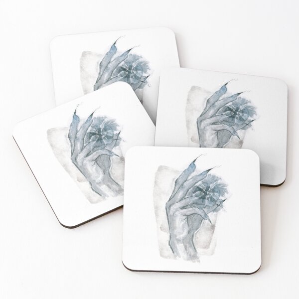 Item preview, FLORAL EYE HAND BLUE designed and sold by melyverso.