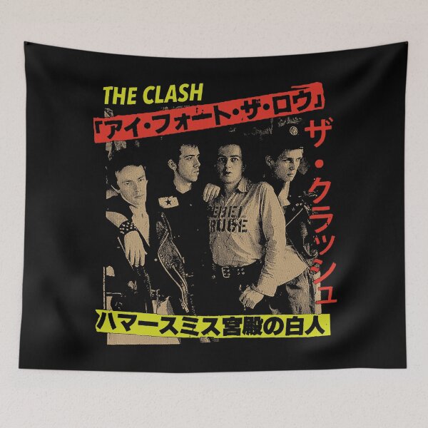 Item preview, The Clash Japanese Retro designed and sold by andirsapana.