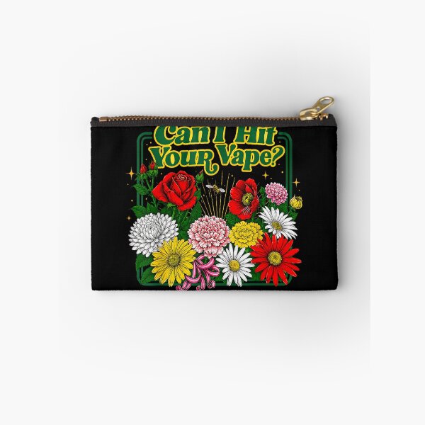 Item preview, Can I Hit Your Vape Funny Floral Vape Quote designed and sold by VioletNance.