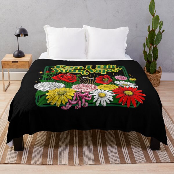 Item preview, Can I Hit Your Vape Funny Floral Vape Quote designed and sold by VioletNance.