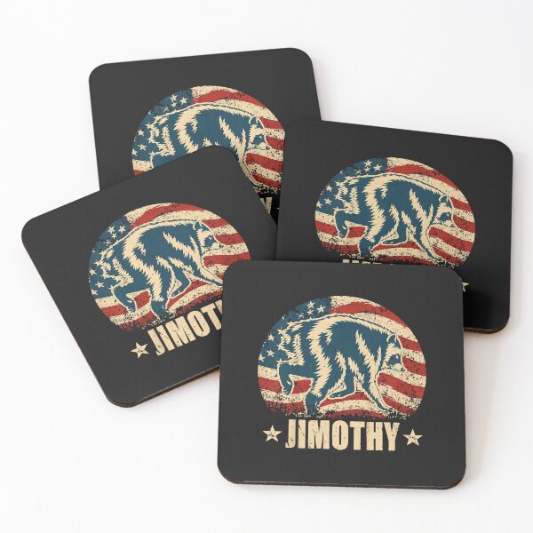 Item preview, Funny Retro Vintage Viral Raccoon Meme Jimothy USA Flag Love designed and sold by FrankIsabel.
