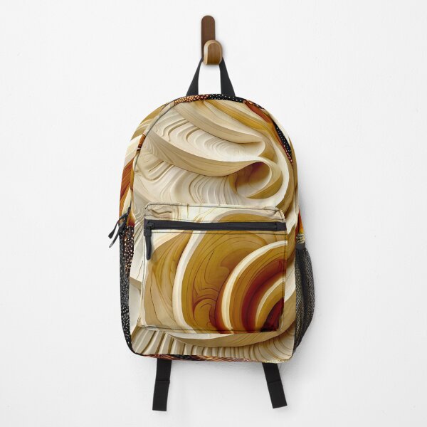 Item preview, Intricate Spiral Patterns in Brown and Gold designed and sold by Vicky Brago-Mitchell®.