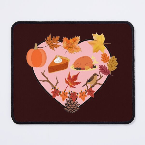 Item preview, Thanksgiving Harvest Autumn Heart Foliage designed and sold by Akira Design Store.