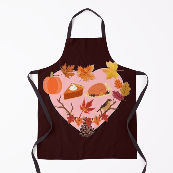 Item preview, Thanksgiving Harvest Autumn Heart Foliage designed and sold by Akira Design Store.