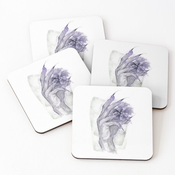 Item preview, FLORAL EYE HAND PURPLE designed and sold by melyverso.