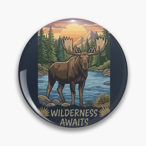 Item preview, Wilderness Awaits Moose designed and sold by Catzura.