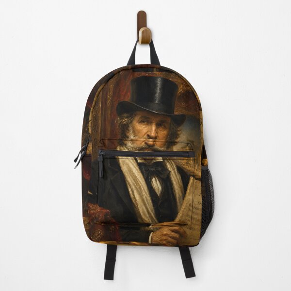 Item preview, Italian Opera Legend: Giuseppe Verdi Vintage Oil Painting - Dramatic Masterpieces designed and sold by DoReMiStudio.
