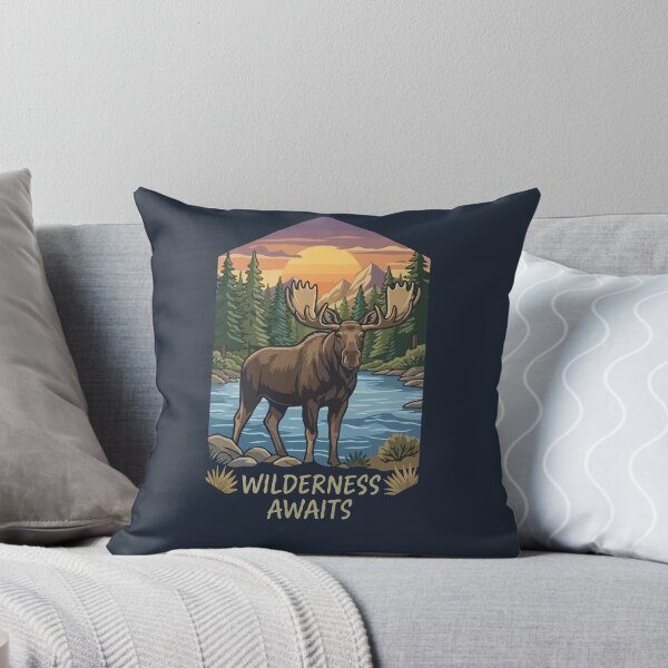 Item preview, Wilderness Awaits Moose designed and sold by Catzura.
