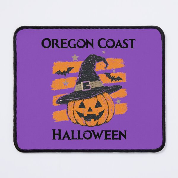 Item preview, Oregon Coast Halloween Retro Jack O Lantern with Bats designed and sold by WigOutlet.