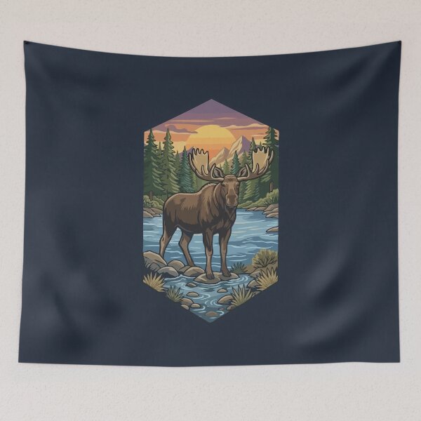 Item preview, Wilderness Awaits Moose designed and sold by Catzura.