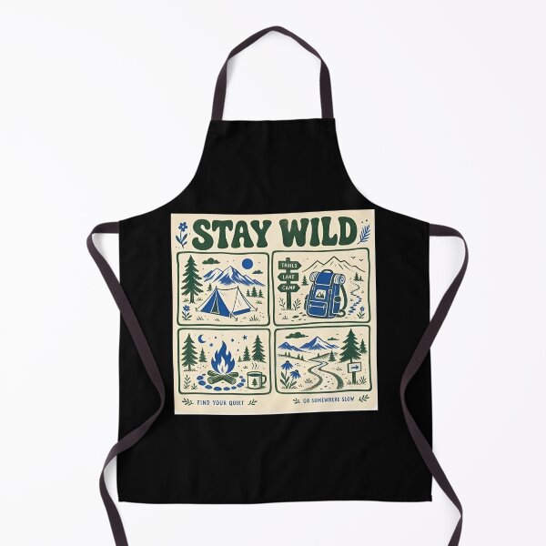 Item preview, Stay Wild Camping Club Vintage Mountain Hiking T-Shirt designed and sold by FestivityFinds.