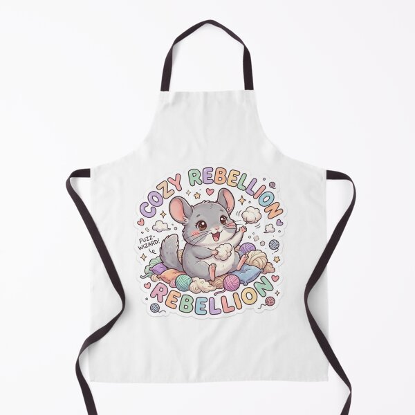 Item preview, Cute Kawaii Cozy Rebellion Chinchilla Sticker | Anime Style Fuzz-Wizard Chibi Art | Crafting Sticker designed and sold by Chipkooo.