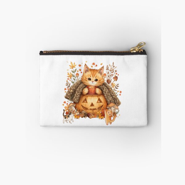 Item preview, Cute Autumn Kittens Pumpkin Spice designed and sold by VibranPalette.