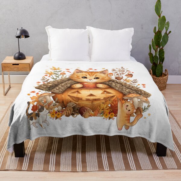 Item preview, Cute Autumn Kittens Pumpkin Spice designed and sold by VibranPalette.