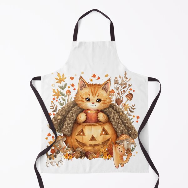 Item preview, Cute Autumn Kittens Pumpkin Spice designed and sold by VibranPalette.