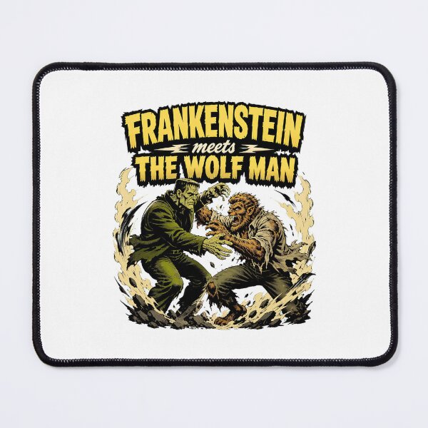 Item preview, Frankenstein Meets The Wolf Man Classic Horror designed and sold by Love-bloock.