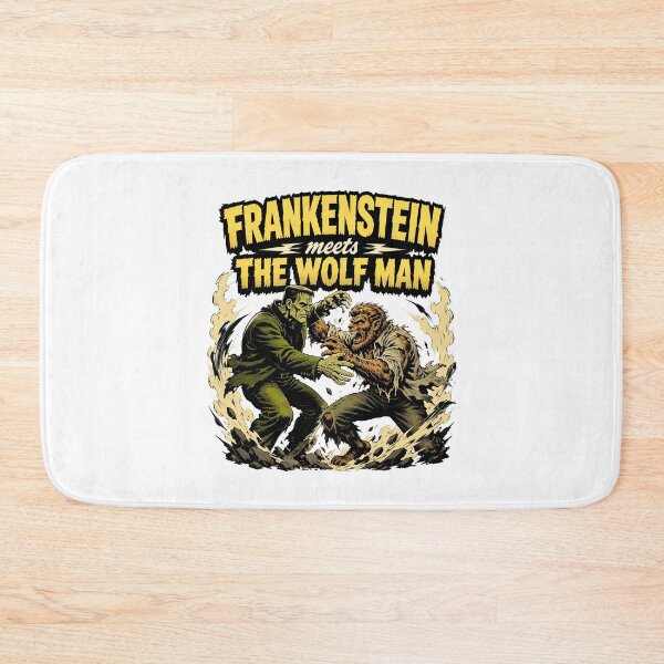 Item preview, Frankenstein Meets The Wolf Man Classic Horror designed and sold by Love-bloock.