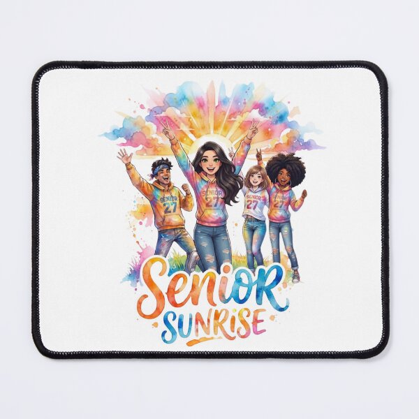 Item preview, Watercolor Senior Sunrise 2027 Group Graduation designed and sold by VibranPalette.