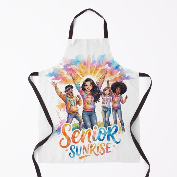 Item preview, Watercolor Senior Sunrise 2027 Group Graduation designed and sold by VibranPalette.