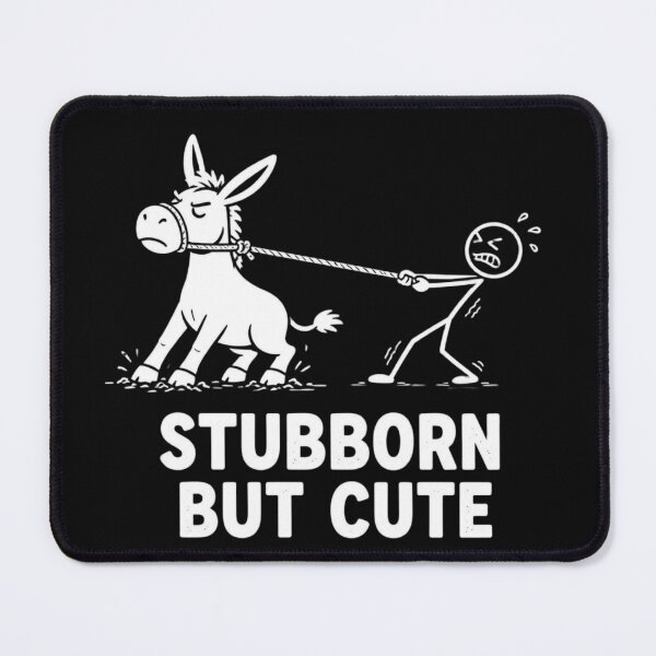 Item preview, Stubborn But Cute Donkey  designed and sold by Wildlife2021.