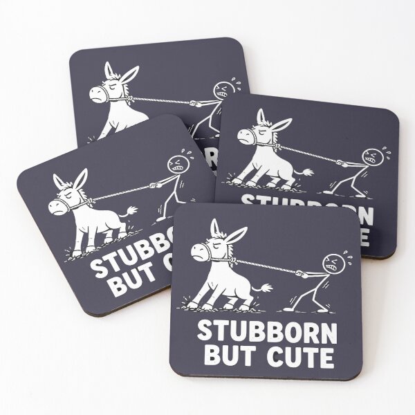 Item preview, Stubborn But Cute Donkey  designed and sold by Wildlife Wonders.
