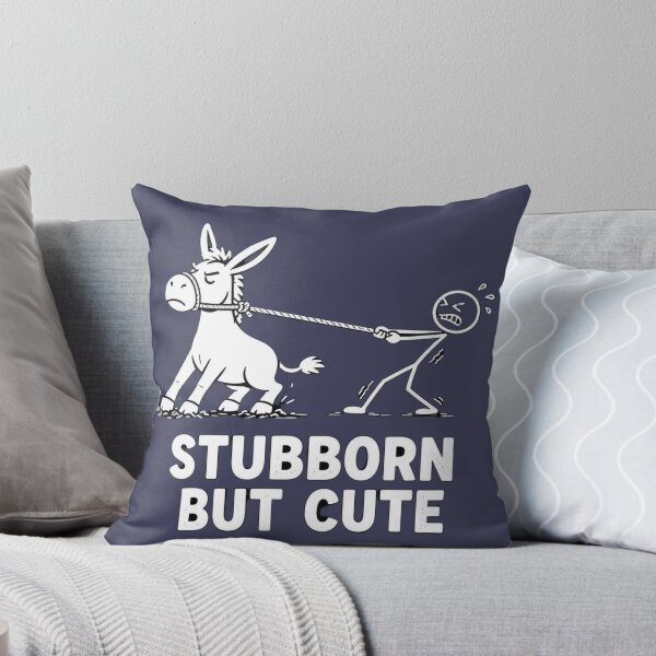Item preview, Stubborn But Cute Donkey  designed and sold by Wildlife2021.