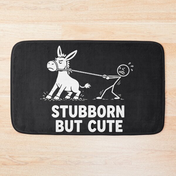 Item preview, Stubborn But Cute Donkey  designed and sold by Wildlife2021.