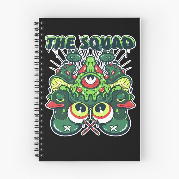 Item preview, Trippy Green Mushrooms Eyeballs And Ducks Pattern designed and sold by Adquid.