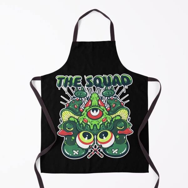 Item preview, Trippy Green Mushrooms Eyeballs And Ducks Pattern designed and sold by Adquid.