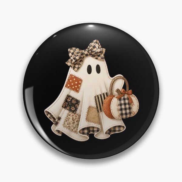 Item preview, Cute Patchwork Ghost Pumpkin Halloween designed and sold by owen-t-zl.