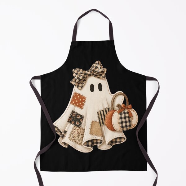Item preview, Cute Patchwork Ghost Pumpkin Halloween designed and sold by owen-t-zl.