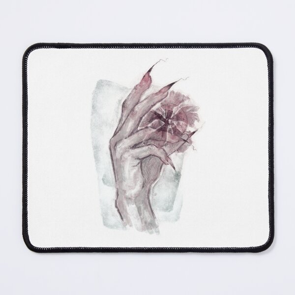 Item preview, FLORAL EYE HAND BURGUNDY designed and sold by melyverso.