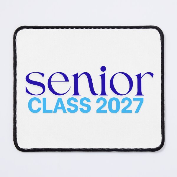 Item preview, Senior Class of 2027 Blue Typography Design designed and sold by VibranPalette.