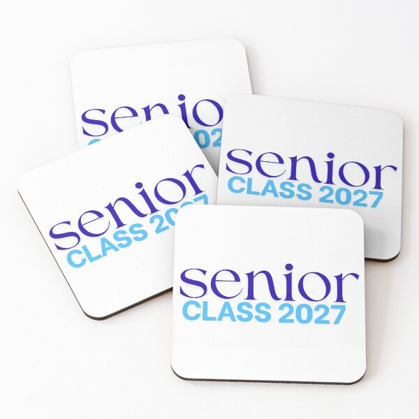 Item preview, Senior Class of 2027 Blue Typography Design designed and sold by VibranPalette.