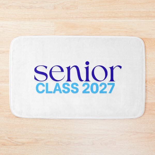 Item preview, Senior Class of 2027 Blue Typography Design designed and sold by VibranPalette.