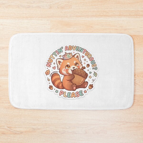 Item preview, Cute Kawaii Nuttin Adventurous Please Red Panda Sticker | Anime Style Chub-Knight Chibi Art | Gift for Animal Lovers designed and sold by Chipkooo.