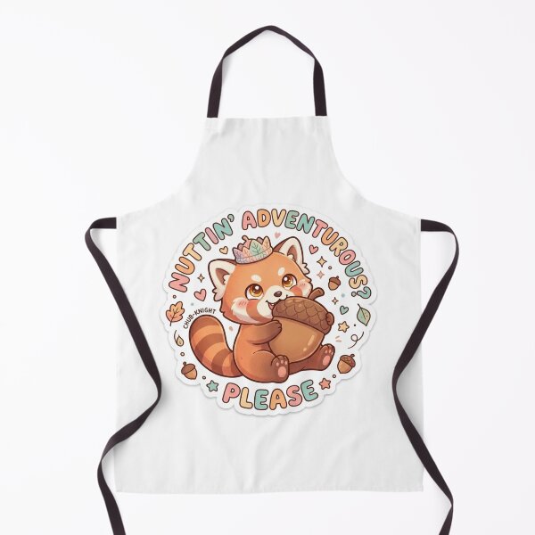 Item preview, Cute Kawaii Nuttin Adventurous Please Red Panda Sticker | Anime Style Chub-Knight Chibi Art | Gift for Animal Lovers designed and sold by Chipkooo.