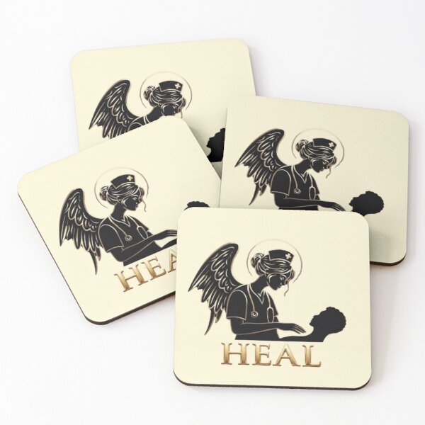 Item preview, Heal:Angelic Nurse Healing and Compassion designed and sold by Northern Glow Art.