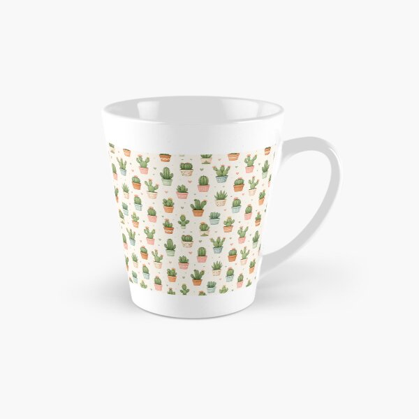 Item preview, Tiny Cactus Garden Cute Succulent Cottagecore Pattern designed and sold by RJACreative.