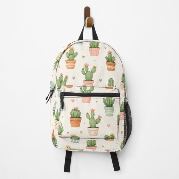 Item preview, Tiny Cactus Garden Cute Succulent Cottagecore Pattern designed and sold by RJACreative.