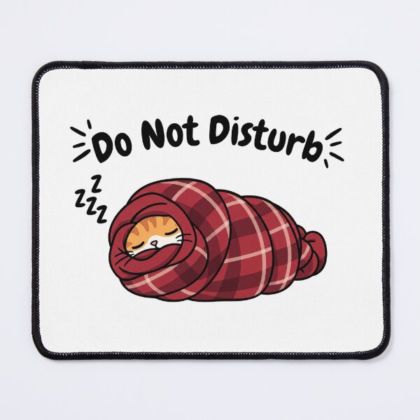 Item preview, Do Not Disturb – Cozy Cat Tshirt Gift Design designed and sold by cozydrops.