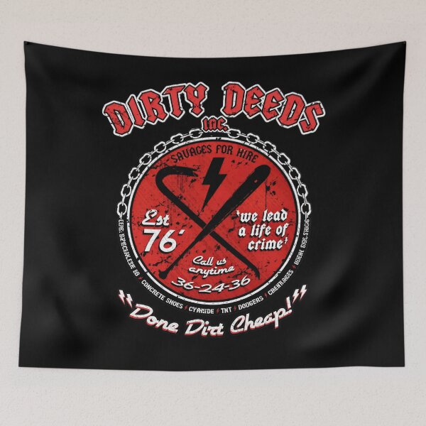 Item preview, Dirty Deedss Inc Crime Humor designed and sold by HollyBellArtSte.