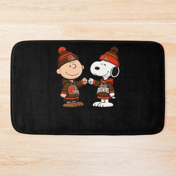 Item preview, Charlie Brown Snoopy Clevelandd Browns Fist Bump designed and sold by fizzstocmathepa.