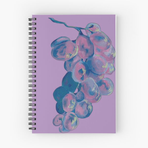 Item preview, Grapes on purple designed and sold by Amanda Adela Art.
