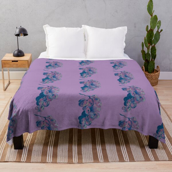 Item preview, Grapes on purple designed and sold by Amanda Adela Art.