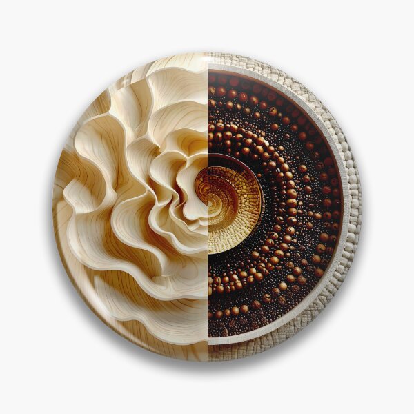 Item preview, Harmonious Textures and Patterns in Brown and Gold designed and sold by Vicky Brago-Mitchell®.