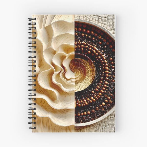 Item preview, Harmonious Textures and Patterns in Brown and Gold designed and sold by Vicky Brago-Mitchell®.