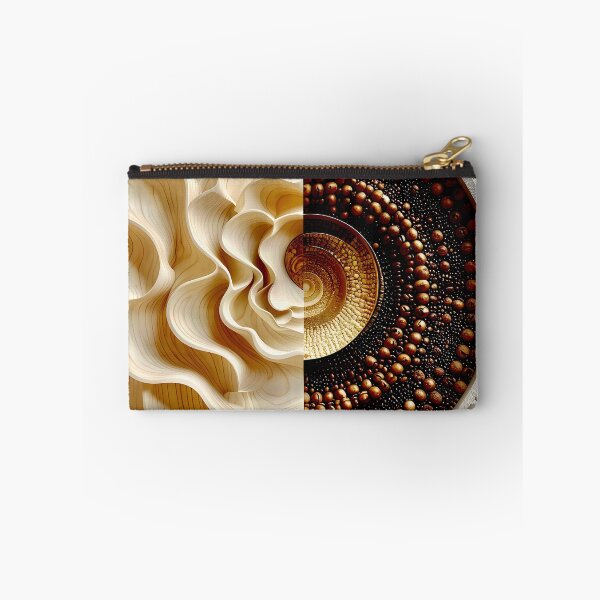 Item preview, Harmonious Textures and Patterns in Brown and Gold designed and sold by Vicky Brago-Mitchell®.